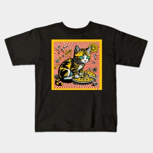 Sweet Golden Kity Kids T-Shirt